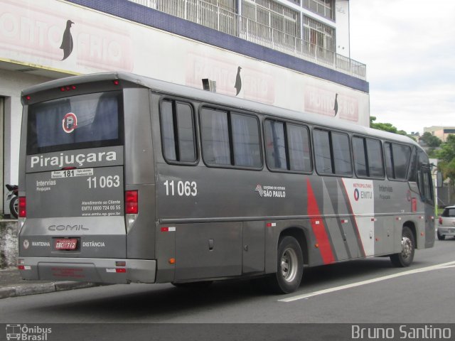 Viação Pirajuçara 11.063 na cidade de Taboão da Serra, São Paulo, Brasil, por Bruno Santino. Número da foto: #2306667.