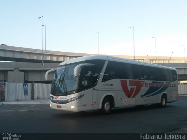 Viação Teresópolis RJ 203.047 na cidade de Rio de Janeiro, Rio de Janeiro, Brasil, por Fabiano Teixeira. Número da foto: #2305825.