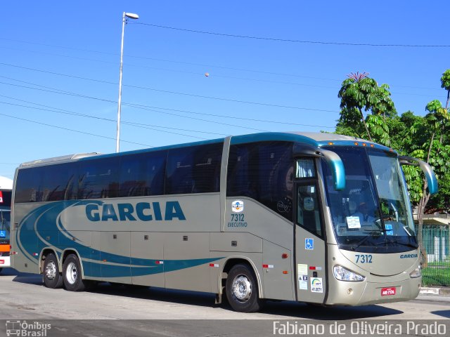 Viação Garcia 7312 na cidade de São Paulo, São Paulo, Brasil, por Fabiano de Oliveira Prado. Número da foto: #2306174.