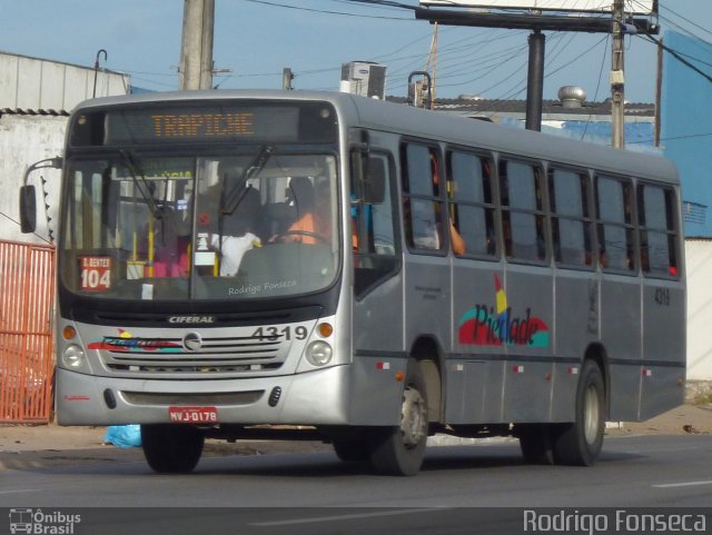 Auto Viação Nossa Senhora da Piedade 4319 na cidade de Maceió, Alagoas, Brasil, por Rodrigo Fonseca. Número da foto: #2307180.