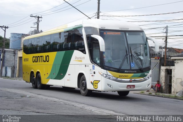 Empresa Gontijo de Transportes 18590 na cidade de São Paulo, São Paulo, Brasil, por Ricardo Luiz. Número da foto: #2309808.
