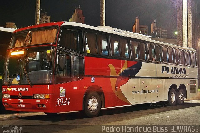 Pluma Conforto e Turismo 3924 na cidade de Aparecida, São Paulo, Brasil, por Pedro Henrique Gumercindo da Silva. Número da foto: #2307929.
