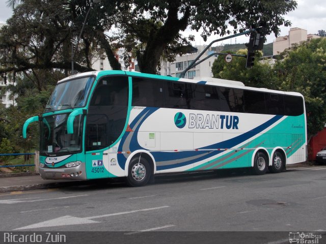 Brantur > Branbus > Viação Pato Branco 45012 na cidade de Poços de Caldas, Minas Gerais, Brasil, por Ricardo Zuin. Número da foto: #2308855.