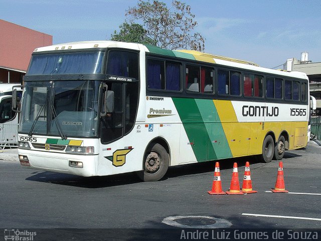 Empresa Gontijo de Transportes 15565 na cidade de Rio de Janeiro, Rio de Janeiro, Brasil, por André Luiz Gomes de Souza. ID da foto: 2309354.