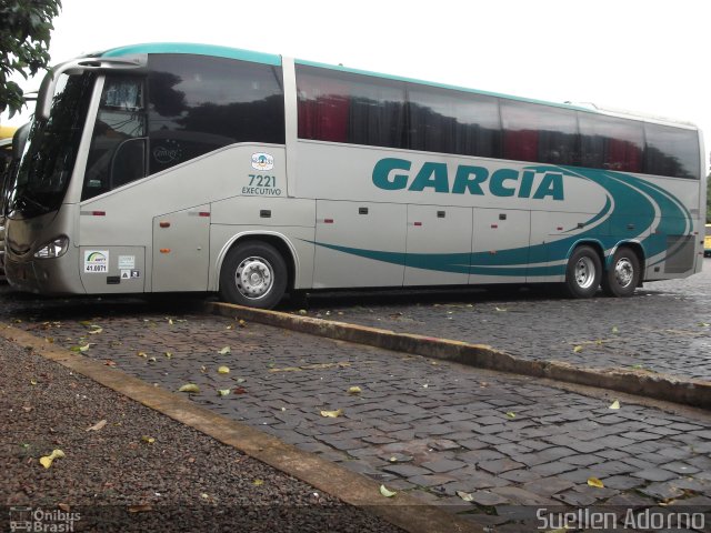 Viação Garcia 7221 na cidade de Maringá, Paraná, Brasil, por Suellen Adorno. Número da foto: #2308385.