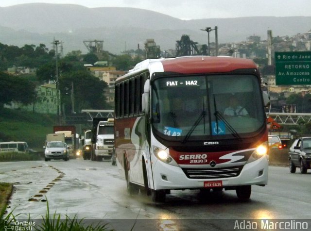 Viação Serro 29313 na cidade de Belo Horizonte, Minas Gerais, Brasil, por Adão Raimundo Marcelino. ID da foto: 2309336.