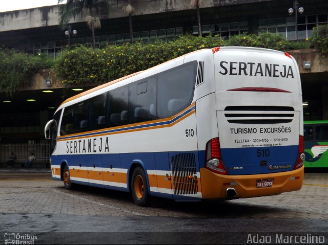 Viação Sertaneja 510 na cidade de Belo Horizonte, Minas Gerais, Brasil, por Adão Raimundo Marcelino. Número da foto: #2311625.