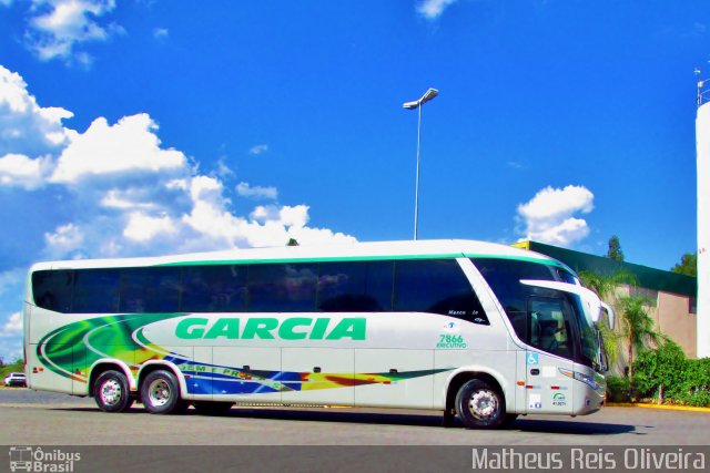 Viação Garcia 7866 na cidade de Ourinhos, São Paulo, Brasil, por Matheus Reis Oliveira. ID da foto: 2311168.