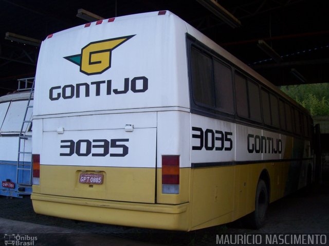 Empresa Gontijo de Transportes 3035 na cidade de Contagem, Minas Gerais, Brasil, por Maurício Nascimento. ID da foto: 2314066.