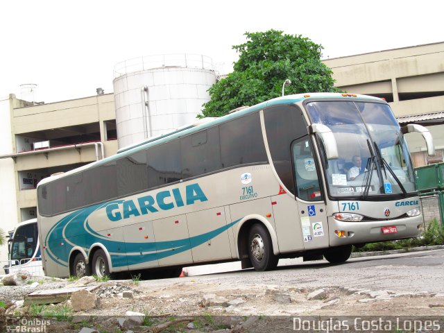 Viação Garcia 7161 na cidade de Rio de Janeiro, Rio de Janeiro, Brasil, por Douglas Costa Lopes. Número da foto: #2312695.