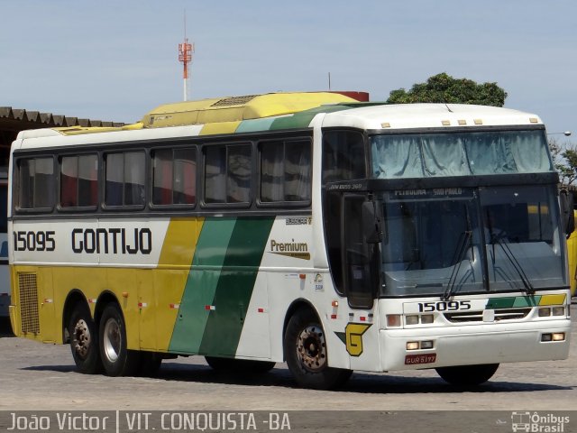 Empresa Gontijo de Transportes 15095 na cidade de Vitória da Conquista, Bahia, Brasil, por João Victor. ID da foto: 2313621.