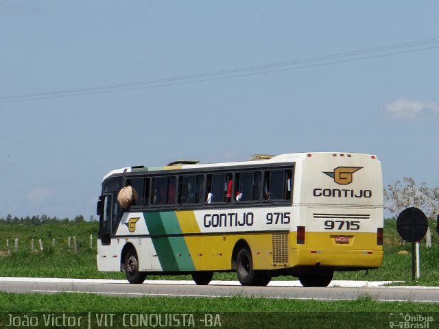 Empresa Gontijo de Transportes 9715 na cidade de Vitória da Conquista, Bahia, Brasil, por João Victor. ID da foto: 2276169.