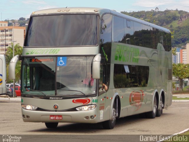Eucatur - Empresa União Cascavel de Transportes e Turismo 4465 na cidade de Florianópolis, Santa Catarina, Brasil, por Daniel Guardiola. Número da foto: #2276685.