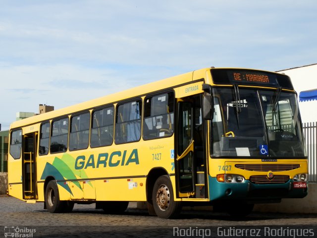 Viação Garcia 7427 na cidade de Maringá, Paraná, Brasil, por Rodrigo  Gutierrez Rodrigues. Número da foto: #2276480.