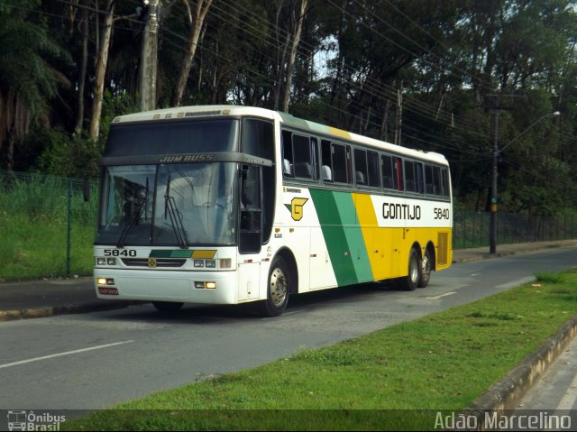 Empresa Gontijo de Transportes 5840 na cidade de Belo Horizonte, Minas Gerais, Brasil, por Adão Raimundo Marcelino. ID da foto: 2276739.