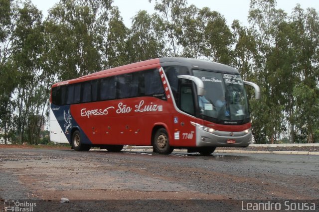 Expresso São Luiz 7740 na cidade de Cuiabá, Mato Grosso, Brasil, por [Leandro Sousa]. Número da foto: #2276276.