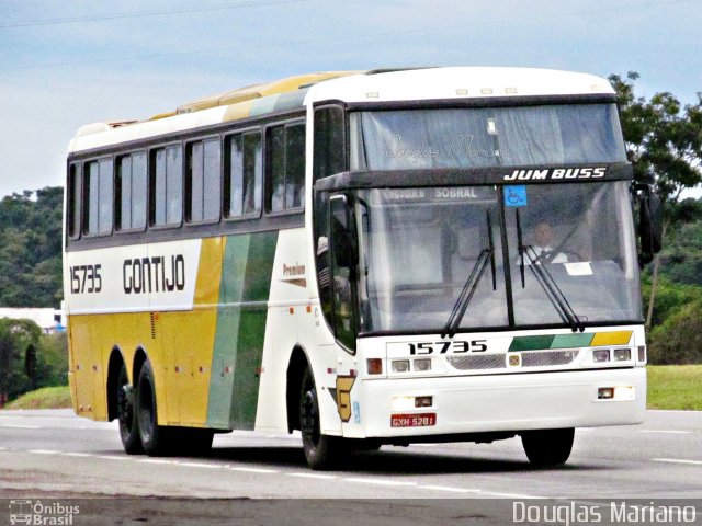 Empresa Gontijo de Transportes 15735 na cidade de Ribeirão Vermelho, Minas Gerais, Brasil, por Douglas Mariano. Número da foto: #2275912.
