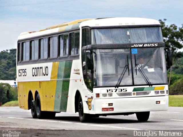 Empresa Gontijo de Transportes 15735 na cidade de Ribeirão Vermelho, Minas Gerais, Brasil, por Douglas Mariano. ID da foto: 2275912.