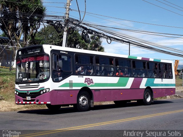 ABA - Autobuses Barrantes Araya 24 na cidade de Ulloa, Heredia, Heredia, Costa Rica, por Andrey Segura Solís. Número da foto: #2275449.