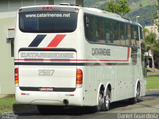 Auto Viação Catarinense 2567 na cidade de Florianópolis, Santa Catarina, Brasil, por Daniel Guardiola. ID da foto: 2276648.