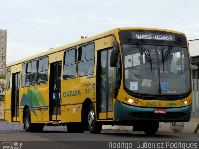 Viação Garcia 7645 na cidade de Maringá, Paraná, Brasil, por Rodrigo  Gutierrez Rodrigues. Número da foto: #2276484.