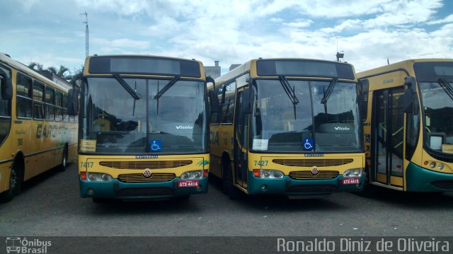 Viação Garcia 7417 na cidade de Mandaguaçu, Paraná, Brasil, por Ronaldo Diniz de Oliveira. Número da foto: #2276299.