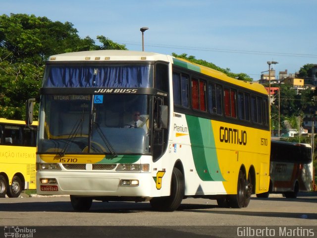 Empresa Gontijo de Transportes 15710 na cidade de Vitória, Espírito Santo, Brasil, por Gilberto Martins. ID da foto: 2277089.