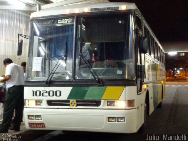 Empresa Gontijo de Transportes 10200 na cidade de Belo Horizonte, Minas Gerais, Brasil, por Júlio  Mandelli. ID da foto: 2277085.