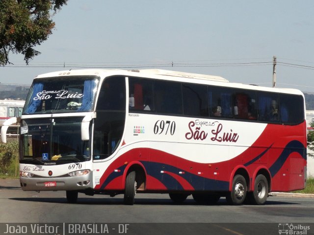 Expresso São Luiz 6970 na cidade de Brasília, Distrito Federal, Brasil, por João Victor. Número da foto: #2276270.