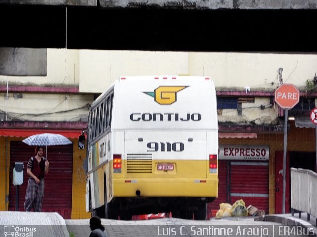 Empresa Gontijo de Transportes 9110 na cidade de Belo Horizonte, Minas Gerais, Brasil, por Luís Carlos Santinne Araújo. ID da foto: 2314833.