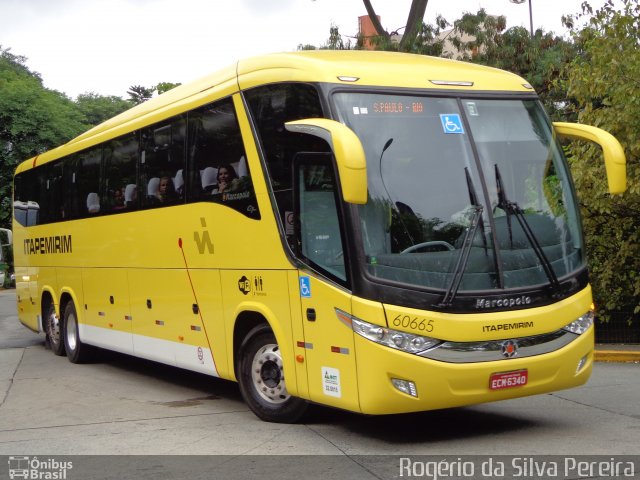 Viação Itapemirim 60665 na cidade de São Paulo, São Paulo, Brasil, por Rogério da Silva Pereira. ID da foto: 2314139.