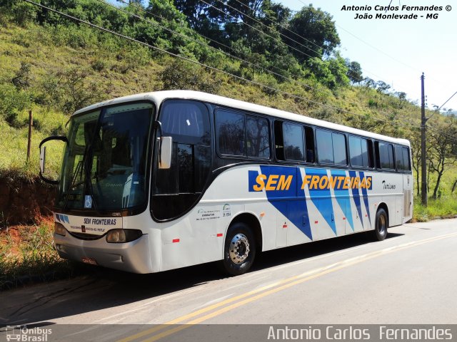 Sem Fronteiras Turismo 1200 na cidade de João Monlevade, Minas Gerais, Brasil, por Antonio Carlos Fernandes. Número da foto: #2315179.
