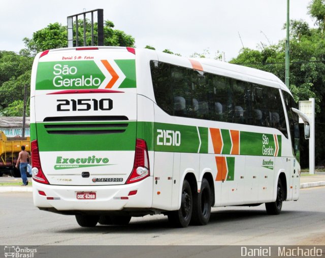 Cia. São Geraldo de Viação 21510 na cidade de Ilhéus, Bahia, Brasil, por Daniel  Machado. Número da foto: #2318385.