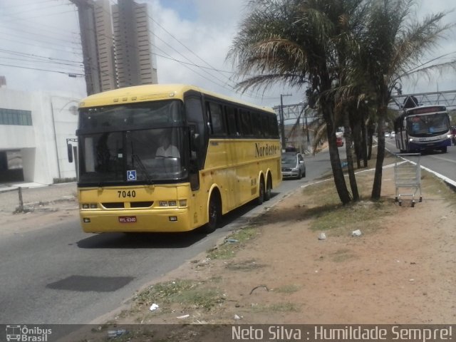 Viação Nordeste 7040 na cidade de Natal, Rio Grande do Norte, Brasil, por Neto Silva. Número da foto: #2316617.