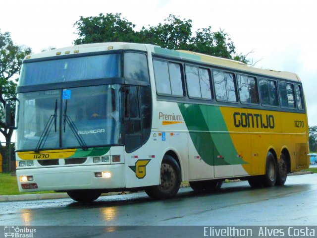 Empresa Gontijo de Transportes 11270 na cidade de Brasília, Distrito Federal, Brasil, por Elivelthon  Alves Costa. ID da foto: 2316651.