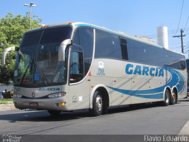 Viação Garcia 7501 na cidade de São Paulo, São Paulo, Brasil, por Flávio Eduardo. Número da foto: #2318157.