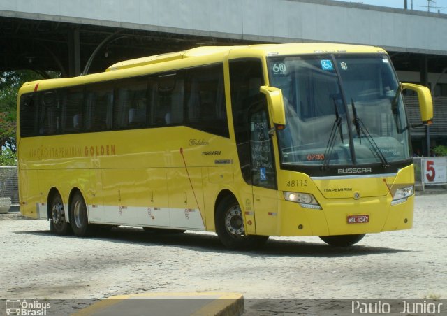 Viação Itapemirim 48115 na cidade de Campos dos Goytacazes, Rio de Janeiro, Brasil, por Paulo  Junior. Número da foto: #2318287.