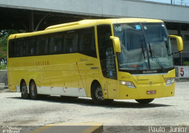 Viação Itapemirim 48115 na cidade de Campos dos Goytacazes, Rio de Janeiro, Brasil, por Paulo  Junior. ID da foto: 2318287.