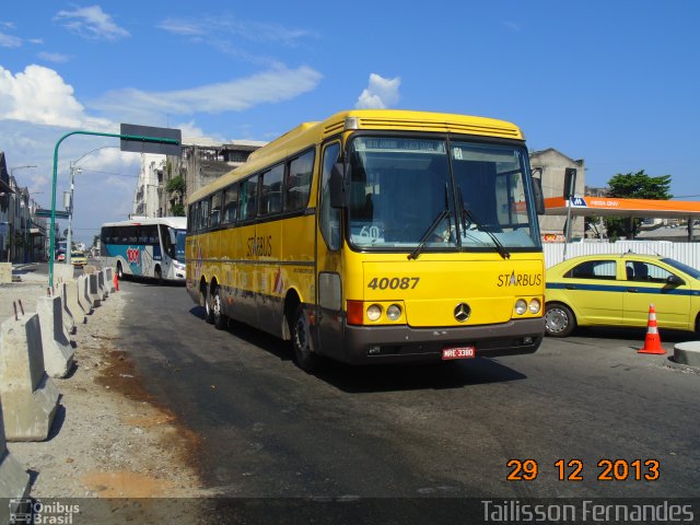 Viação Itapemirim 40087 na cidade de Rio de Janeiro, Rio de Janeiro, Brasil, por Tailisson Fernandes. Número da foto: #2316668.