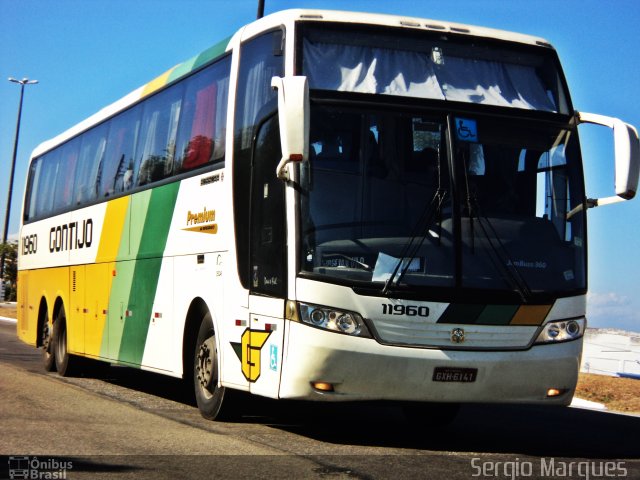 Empresa Gontijo de Transportes 11960 na cidade de Aracaju, Sergipe, Brasil, por Sergio Marques . ID da foto: 2317506.