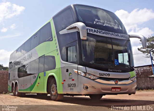 Transbrasiliana Transportes e Turismo 51209 na cidade de São Luís, Maranhão, Brasil, por Romulo de Oliveira Clementino. Número da foto: #2316525.