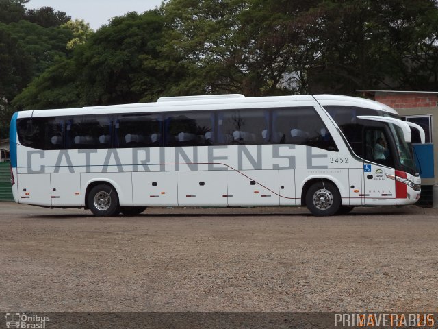 Auto Viação Catarinense 3452 na cidade de Curitiba, Paraná, Brasil, por Alexandre Rodrigo. ID da foto: 2317081.