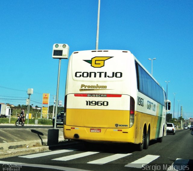 Empresa Gontijo de Transportes 11960 na cidade de Nossa Senhora do Socorro, Sergipe, Brasil, por Sergio Marques . Número da foto: #2317297.