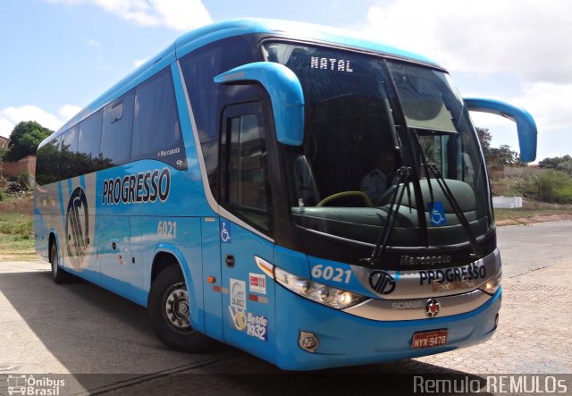 Auto Viação Progresso 6021 na cidade de São Luís, Maranhão, Brasil, por Romulo de Oliveira Clementino. Número da foto: #2316519.