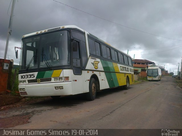 Empresa Gontijo de Transportes 10335 na cidade de Minas Novas, Minas Gerais, Brasil, por Josimar Gomes Simoes. Número da foto: #2319470.