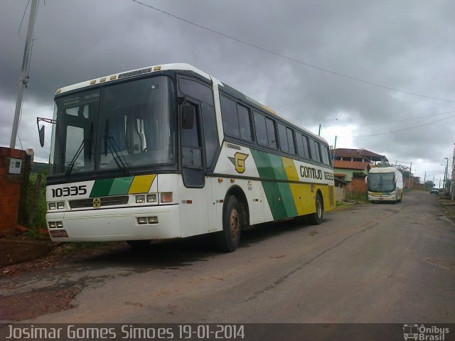 Empresa Gontijo de Transportes 10335 na cidade de Minas Novas, Minas Gerais, Brasil, por Josimar Gomes Simoes. ID da foto: 2319470.