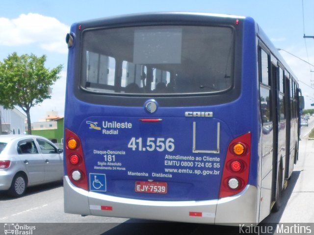 Radial Transporte Coletivo 41.556 na cidade de Itaquaquecetuba, São Paulo, Brasil, por Kaique Martins. ID da foto: 2318779.