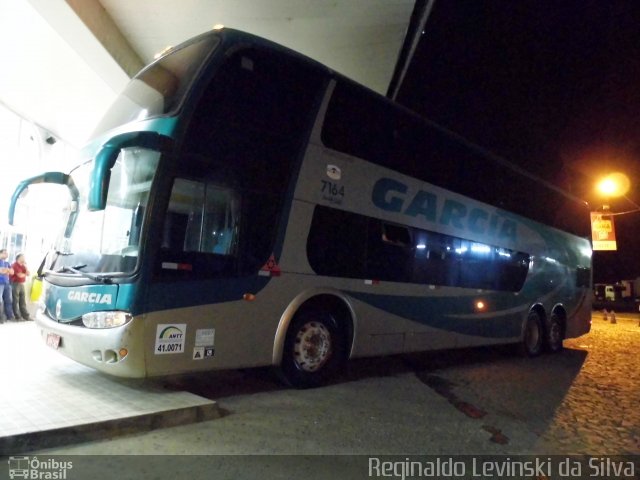 Viação Garcia 7164 na cidade de Imbaú, Paraná, Brasil, por Reginaldo Levinski da Silva. Número da foto: #2322397.
