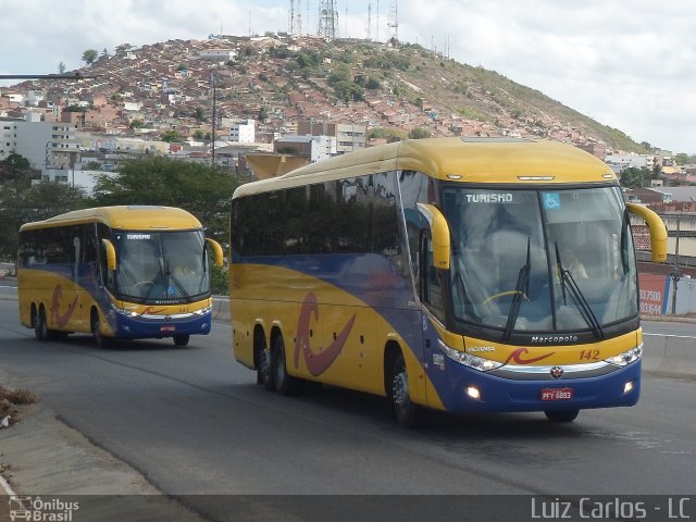 Coletivo Transportes 142 na cidade de Caruaru, Pernambuco, Brasil, por Luiz Carlos de Santana. Número da foto: #2321221.
