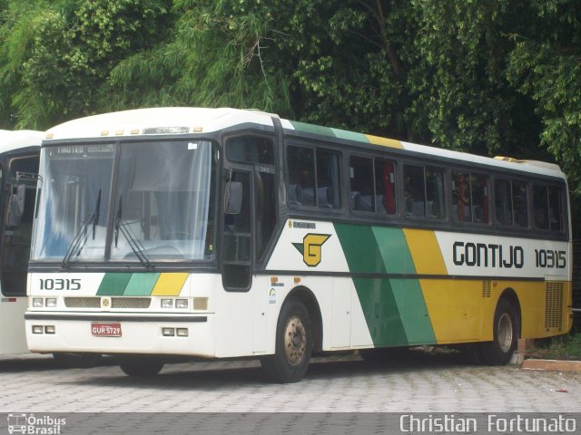 Empresa Gontijo de Transportes 10315 na cidade de Governador Valadares, Minas Gerais, Brasil, por Christian  Fortunato. ID da foto: 2321149.